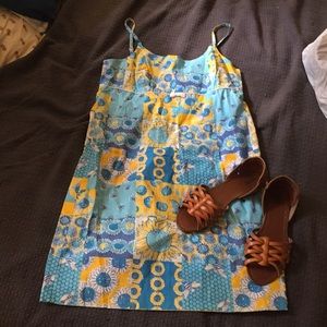 Blue and yellow Lilly Pulitzer sundress